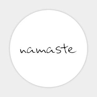 Zen Namaste Text 2 Magnet